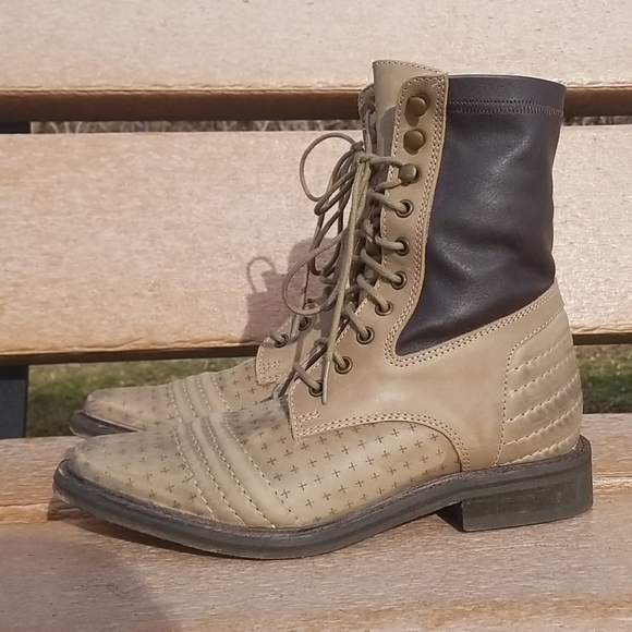 Free People Sounder combat boots size US 7 / 37 - Picture 4 of 9